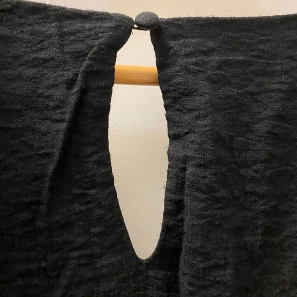 H&M Black Tiered Puff-Sleeve Dress for Girls - Picture 4 of 8